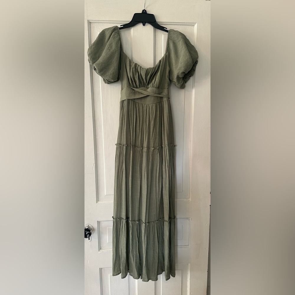 Boutique Dress - Olive Green